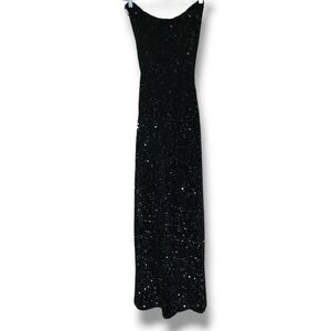 Lucy in the Sky Black Sequin Maxi Dress